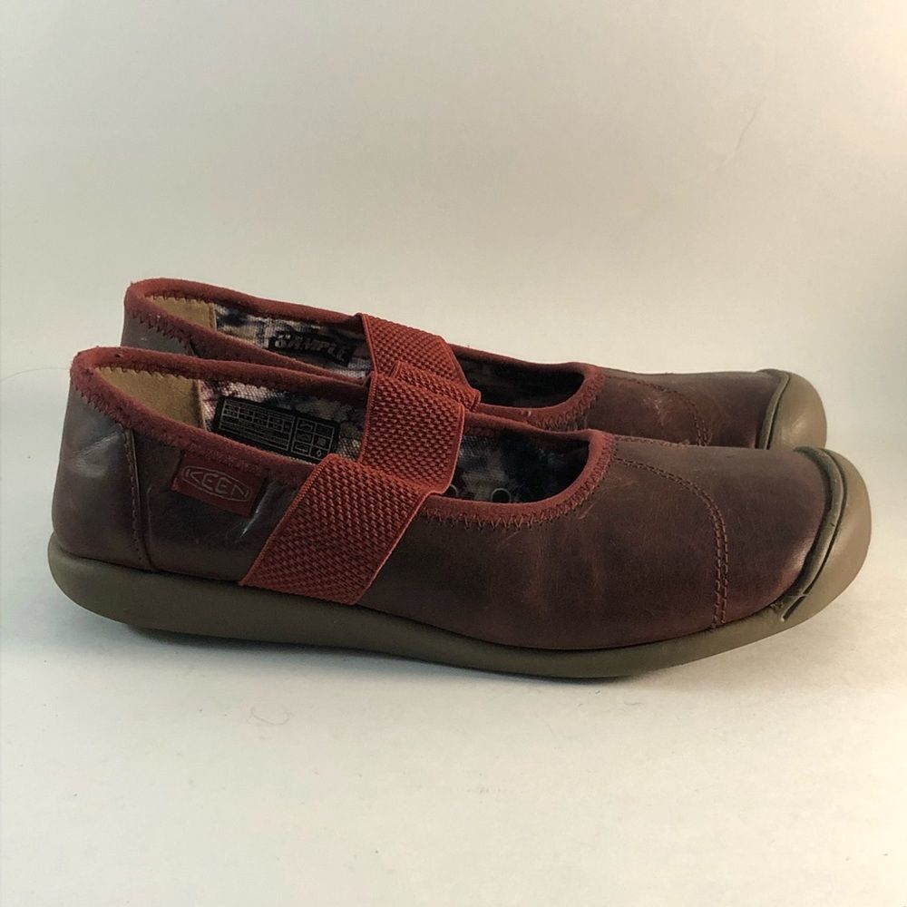 Keen womens slip on shoes adjustable slip on sneakers red size 7 011016